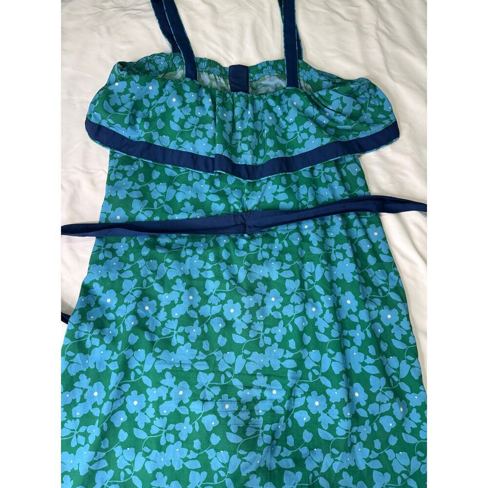 Derek Lam Crosby Floral Popover Midi Dress Size 12 - Picture 11 of 15